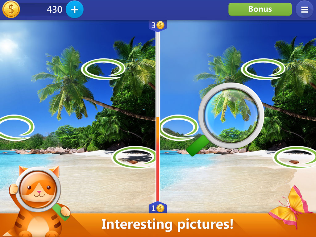 download 5 differences online facebook game