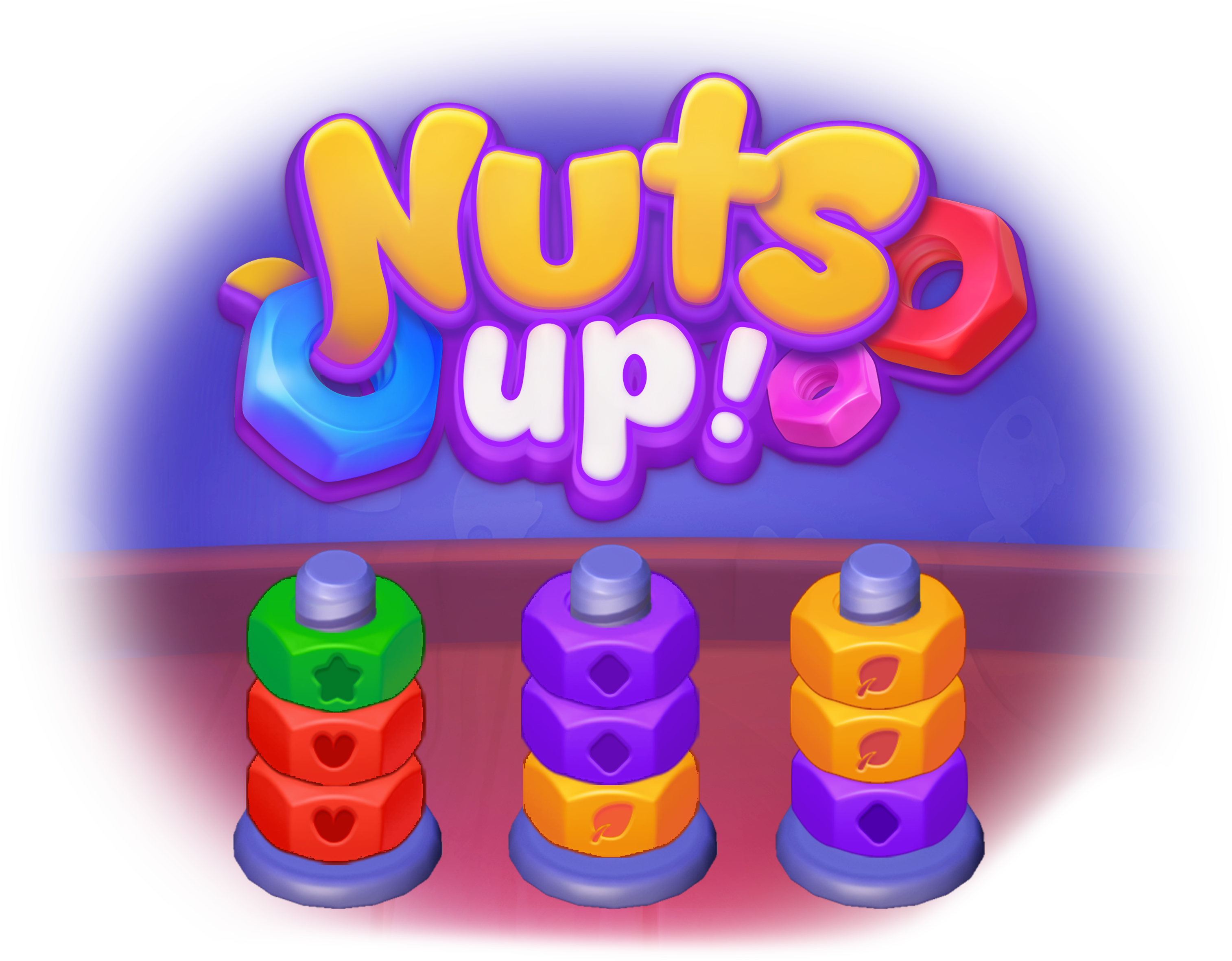 Nuts UP - Bolts Sort Puzzle!